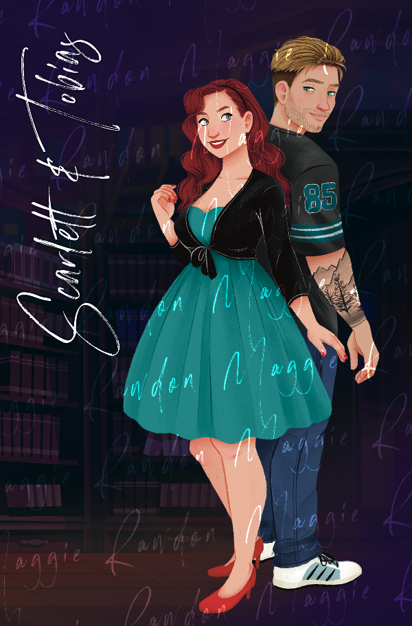 Wild Card - Tobias and Scarlett Couple Art Print